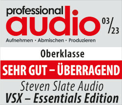 In the review of the Professional Audio Magazine, the VSX Modeling Headphones score from very good to outstanding! 
