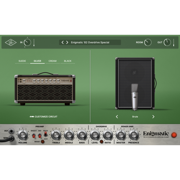 UAD Enigmatic 82 Overdrive Special Amp