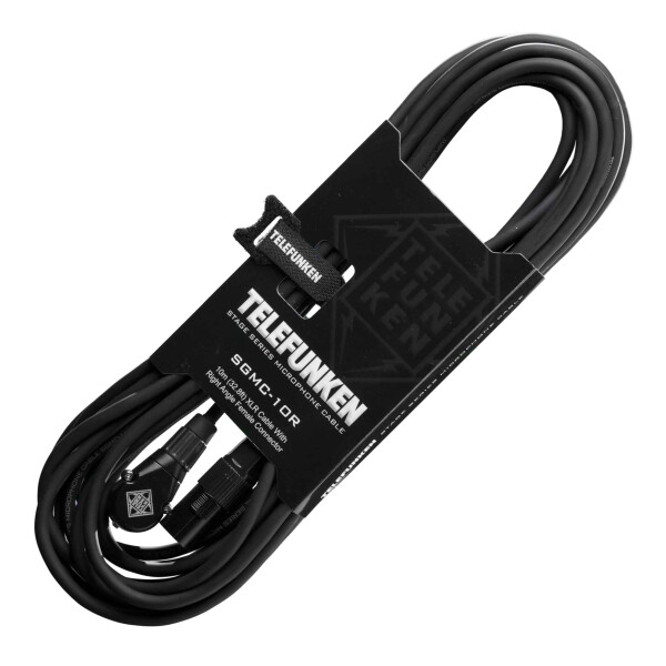Telefunken Right-Angle XLR Cable, 10 m
