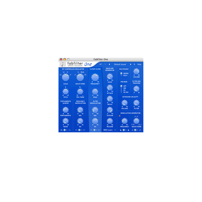FabFilter One - MeinMic - Professional Audio Shop & Service, € 49,00