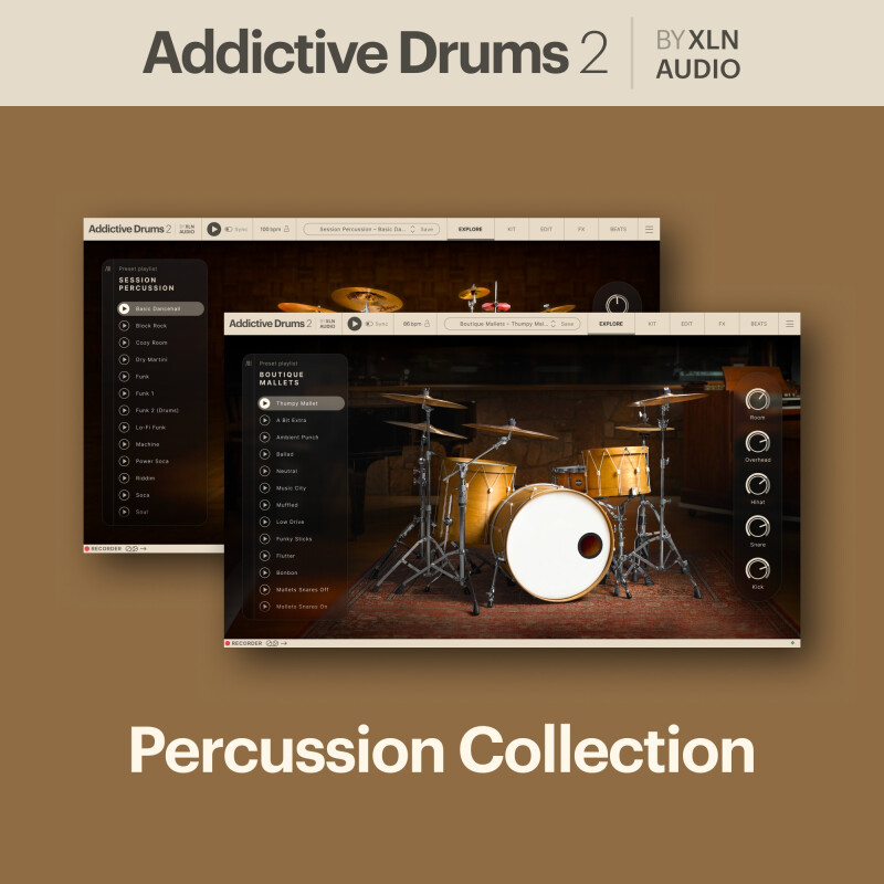 Addictive Drums 2: Percussion Collection - MeinMic - Professional Aud ...