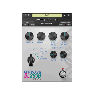 Kuassa Efektor DL3606 Delay