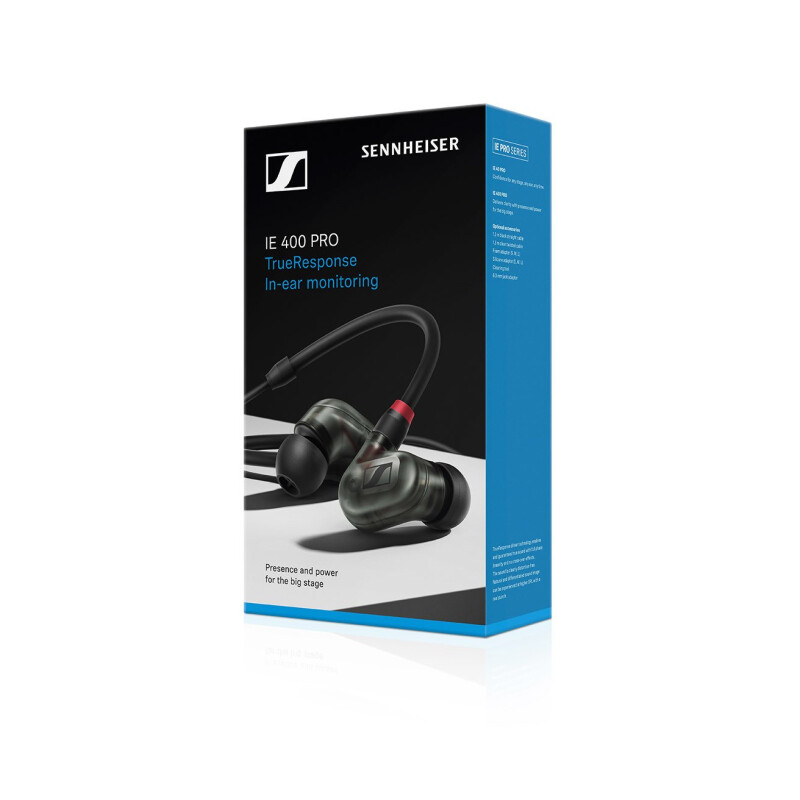 Sennheiser IE 400 PRO Smoky Black - MeinMic - Professional Audio 