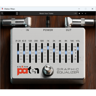 Kuassa Efektor Paten Graphic Equalizer