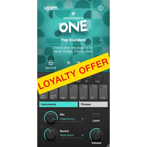 UJAM GROOVEMATE ONE Loyalty Offer