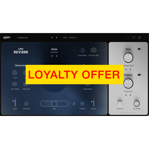 UJAM UFX REVERB 2 Loyalty Offer