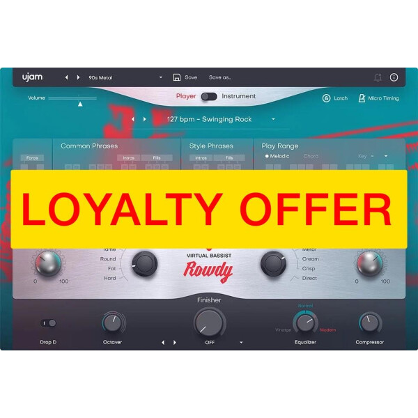 UJAM ROWDY 2 Loyalty Offer